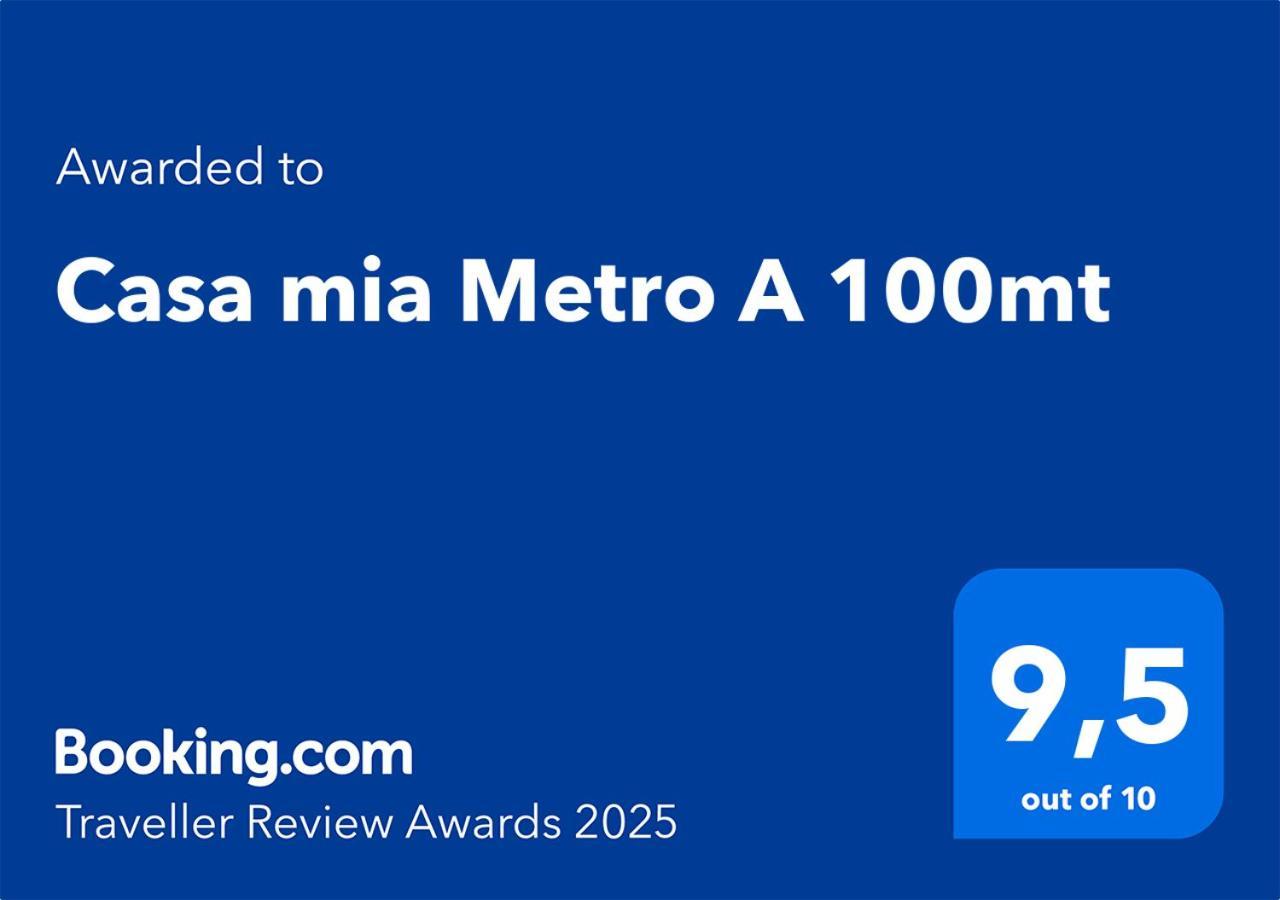 Апартаменти Casa Mia Metro A 100Mt Рим Екстер'єр фото